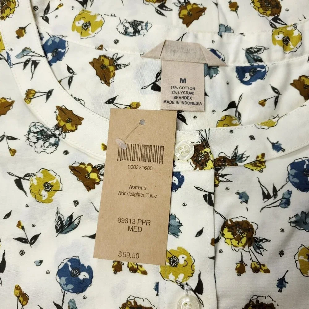 NEW $69.50 Duluth Wrinklefighter Button Shirt Multicolor Womens Size M Medium - Picture 4 of 7